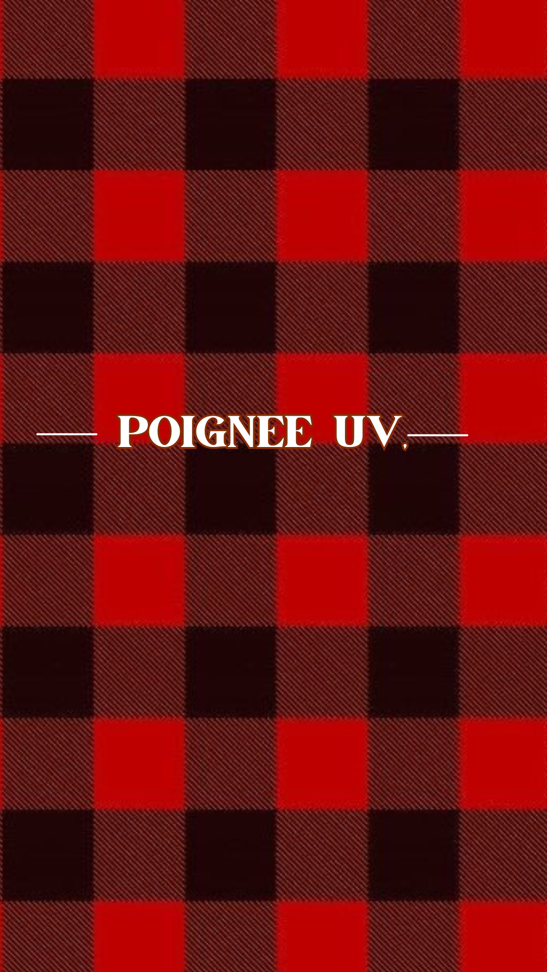 Poignée en UV