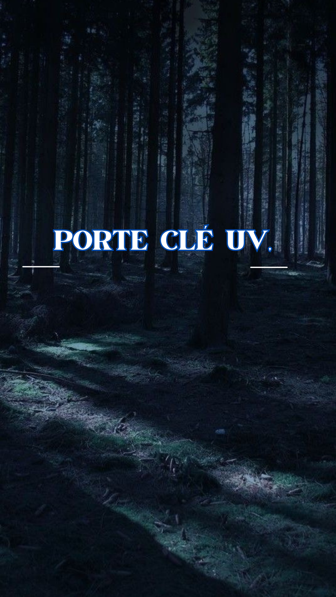 Porte clé UV